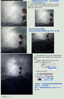 photoshop合成黑暗意境中孤独少女教程