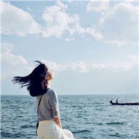 长发清新气质美女头像,侧面的样子更是迷人