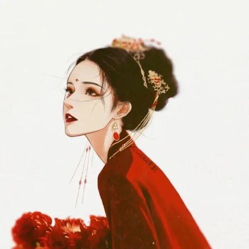 有没有什么好看的红衣女生的头像