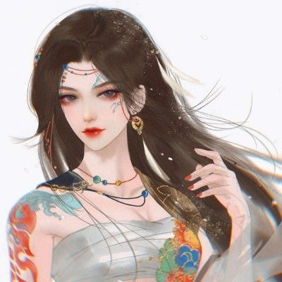 古风女头愿日子清静,抬头遇见的都是柔情