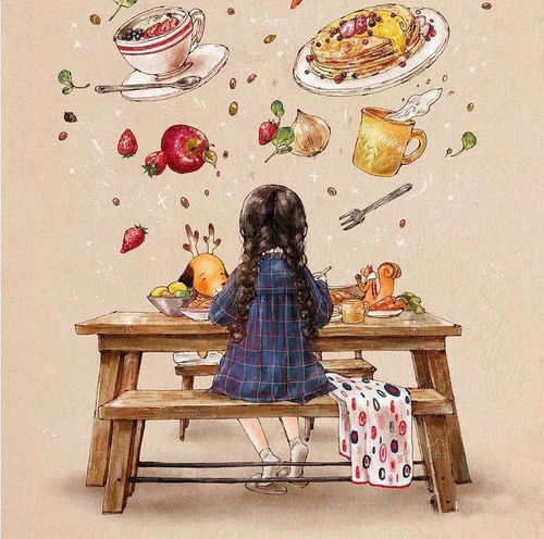 悦画独处的喜悦和美好韩国插画师aeppor