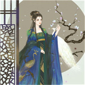 离别相思远缘分已尽手绘唯美古风美女头像
