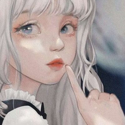 一组超级好看的手绘动漫女头