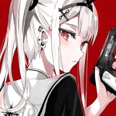 唐崎夜雨手绘插画自截女生头像