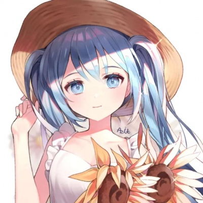 唐崎夜雨手绘插画自截女头初音女生头像我要个性网