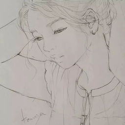 仙气飘飘的日系少女,眉眼低垂间欲言又止的样子