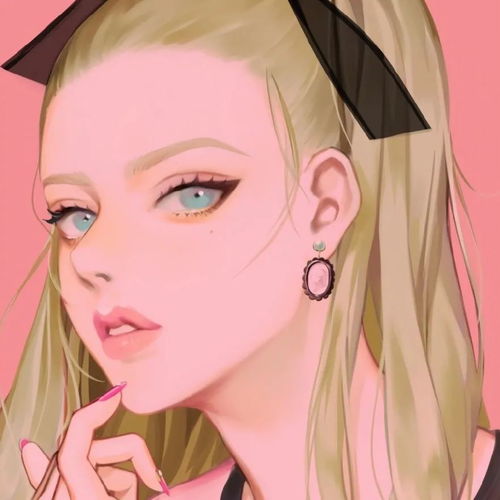 唯美手绘女生头像你若爱生活哪里都可爱
