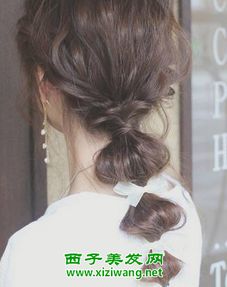 适合12岁女孩长发编发图片可爱味道尽显