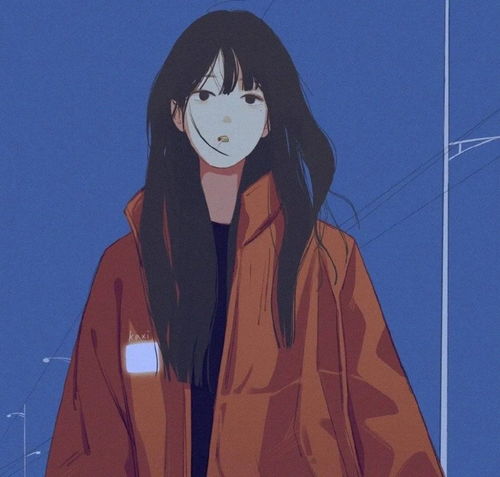 超级有气质的手绘好看女生头像集伊
