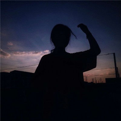 少女头像可爱背影图片真人女生头像侧面唯美