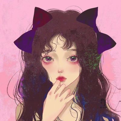 闺蜜手绘动漫绝美头像图片单人单张