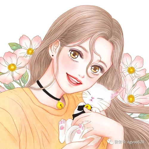 美韩国神仙姐姐笔下的少女们,每一张都像是她的自画像