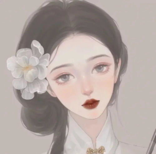 古风精美手绘头像做一个素净的人,远离那些混乱和嚣张