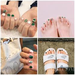 森女风仙气美甲这个夏天让指尖感受大自然