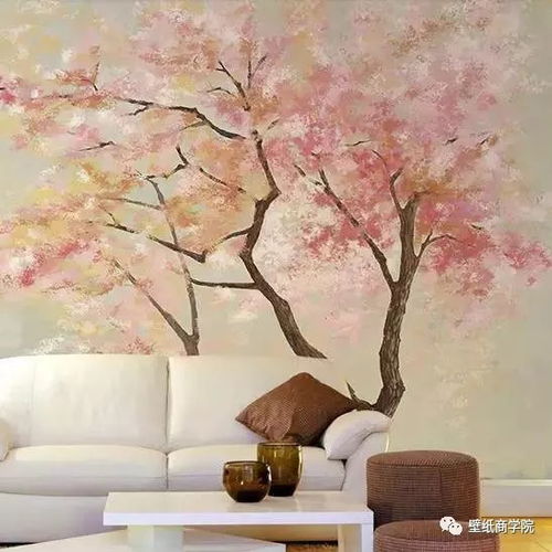 樱花少女头像背景图电视背景墙
