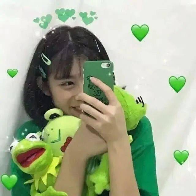 绿色可爱系列女生头像集