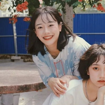 伤感闺蜜头像双人真人
