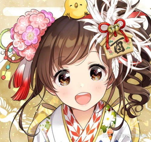 唯美和风少女头像,秀丽端庄,花容月貌的二次元美人儿