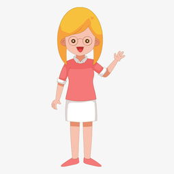手绘可爱女孩插画图片素材其他格式下载动漫人物大全