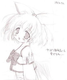 哪里有那种简单线条画的小女孩