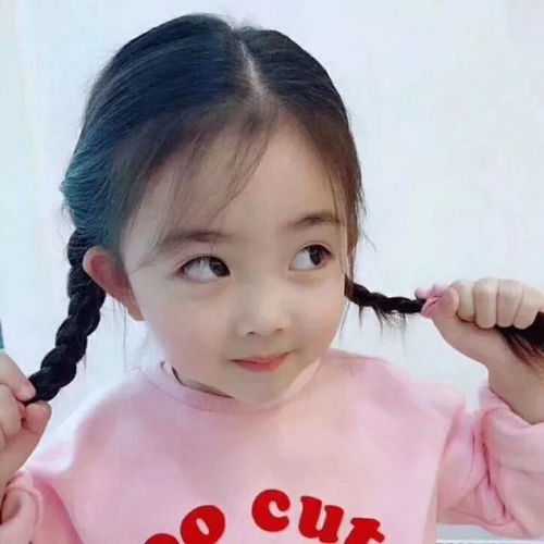 萌娃头像小女孩可爱搞怪答非所问