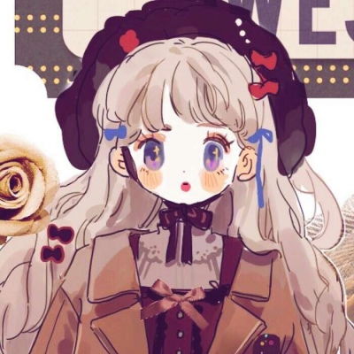 卡通头像女甜美奋斗头像