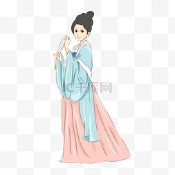 古代美女微信头像漫画可爱