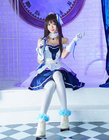 黑长直美少女涩谷凛打歌服cos图赏cosplayapp178手游网图库