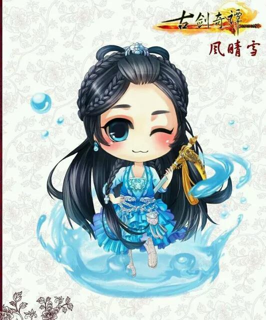 古剑奇谭杨幂李易峰q版高清图片