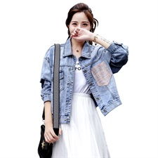 短款牛仔外套女生2019秋季新款韩版bf学院风休闲牛仔服上衣