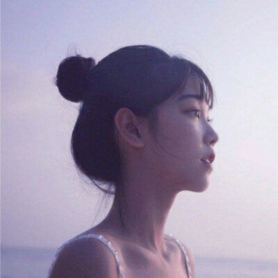 侧脸头像女生阳光小仙女专用侧脸头像