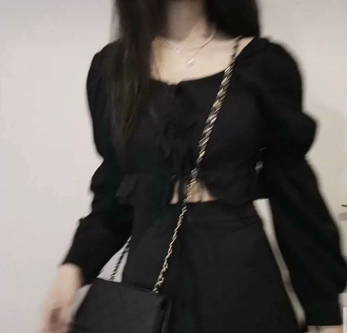 ins黑色系女头