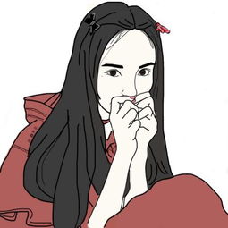手绘高冷御姐头像