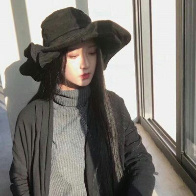 酷酷的戴帽子头像社会女戴帽子霸气范