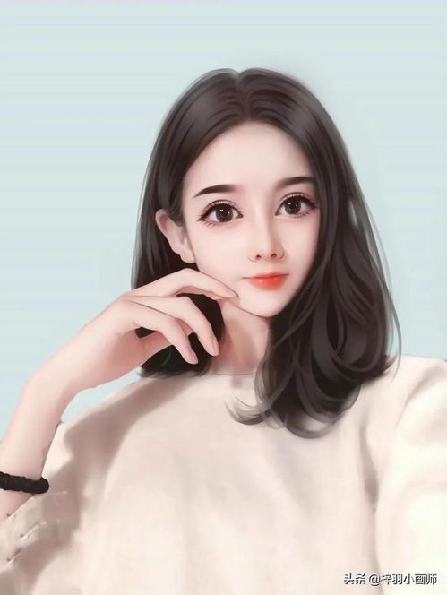 你的头像该换啦芭比大眼精致女生头像时尚高端简约大气