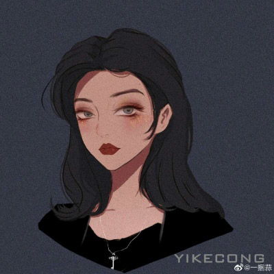 女生头像动漫冷酷霸气冷艳手绘女生