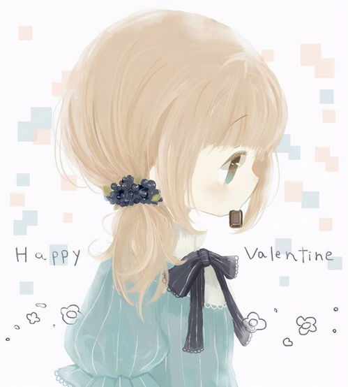 手绘插画小清新头像女二次元