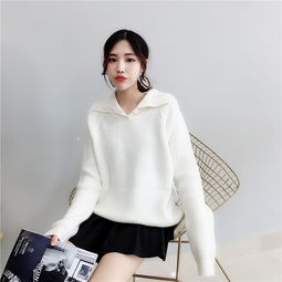 网红毛衣女新款秋冬季韩版女装短款纯色高领扣子清新甜美针织衫女