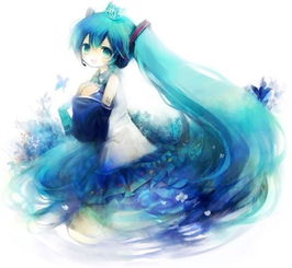 二次元插画动漫少女唯美系壁纸miku初堆糖,美好生活研究所