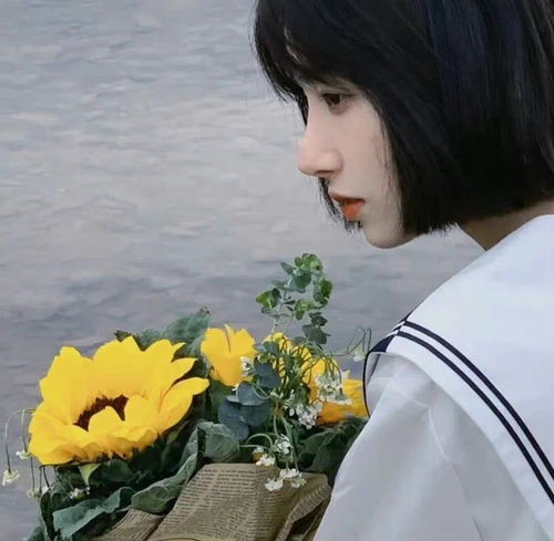 这组侧脸女生头像美翻了