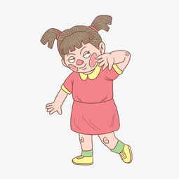 万圣节俏皮小女孩卡通手绘图片素材其他格式下载动漫人物大全