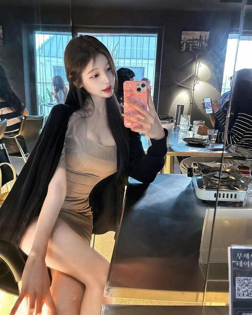 韩国美女模特绝美黑丝长腿迷人曲线,谁能不迷糊