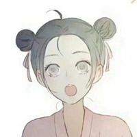 扎丸子头卡通女生头像