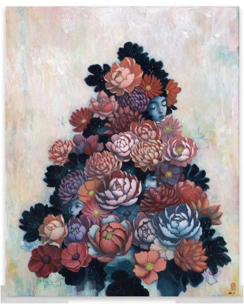 她手绘插画女孩,独特的气质,比任何头像壁纸还美