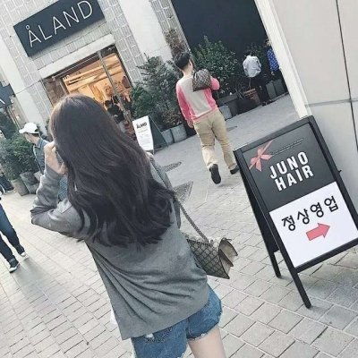 酷酷的背影唯美小姐姐头像