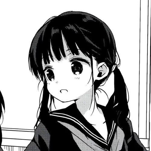 值得长期不换的黑白漫画女头