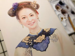 聪聪手绘古风美女延禧攻略魏璎珞2
