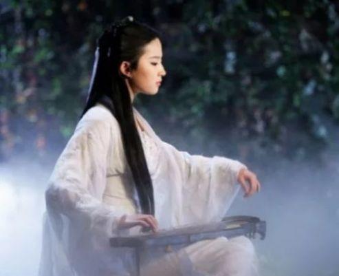 古装女星弹琴,唐嫣刘亦菲杨颖杨幂林青霞巩俐,谁更加仙气缭绕