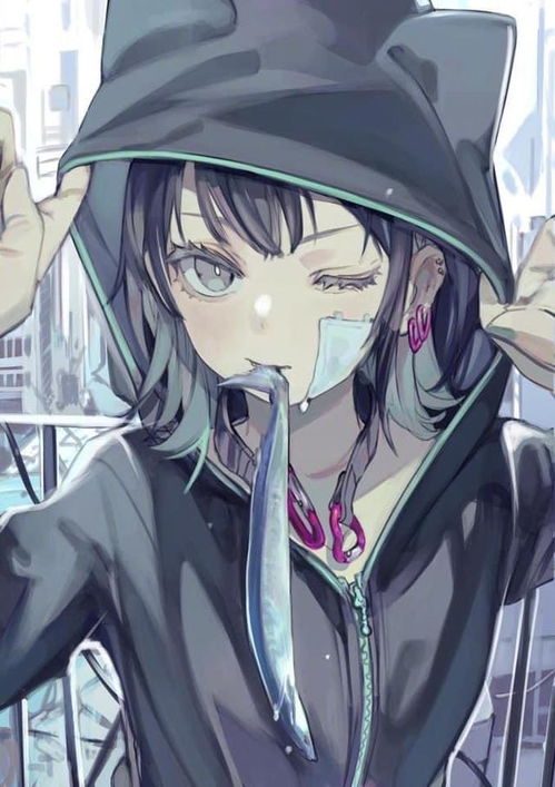 看多了猫耳少女,这位画师另辟蹊径,没猫耳就用连帽衫替代