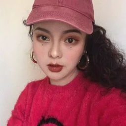 女生头像能带来好运的红色系女生头像